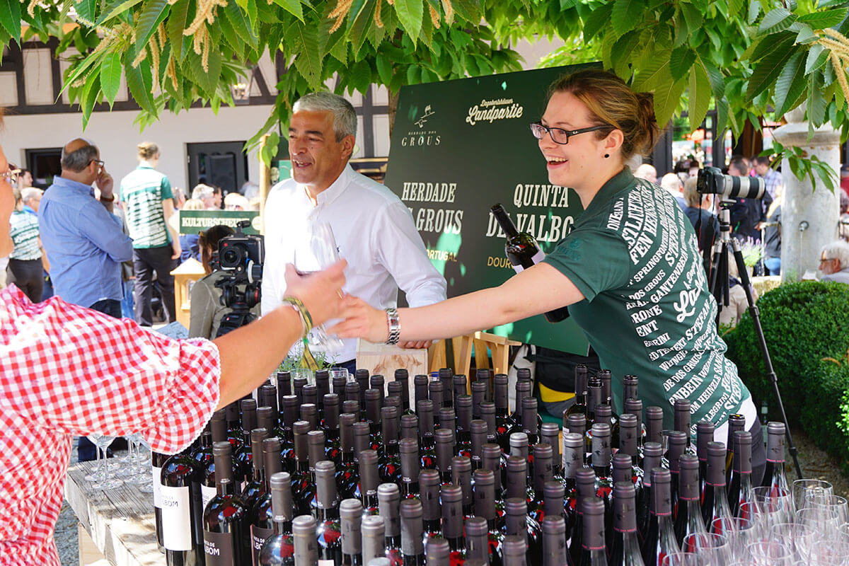 Weinprobe auf der Dagobertshäuser Landpartie 2016