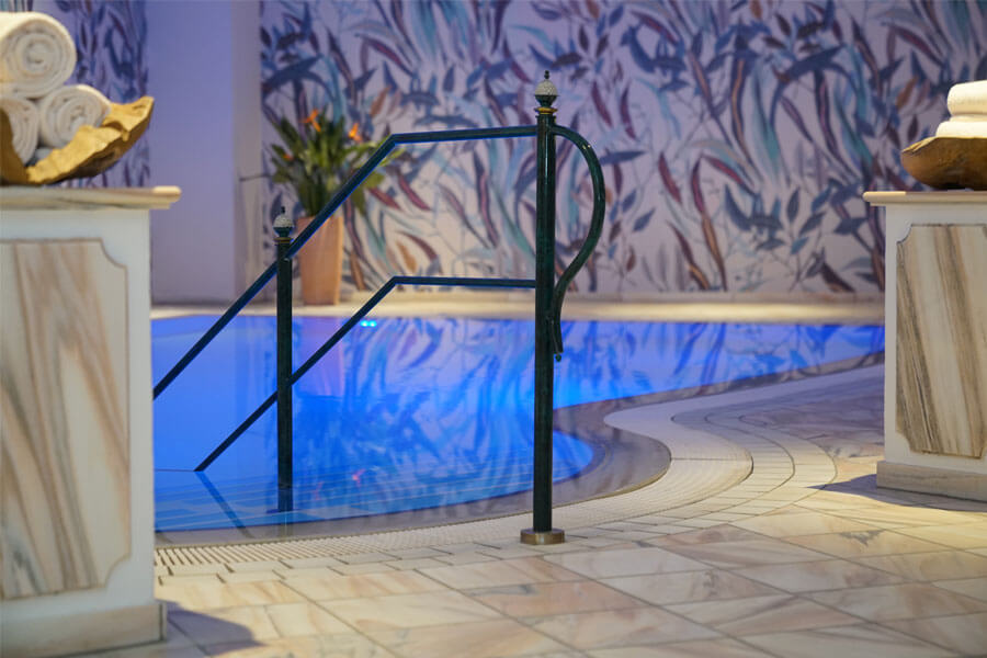 Die Wellnesslandschaft im Hotel VILA VITA Rosenpark