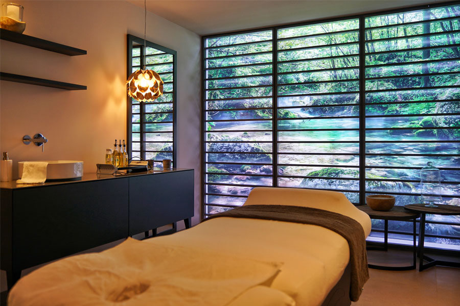 Die Wellnesslandschaft im Hotel VILA VITA Rosenpark