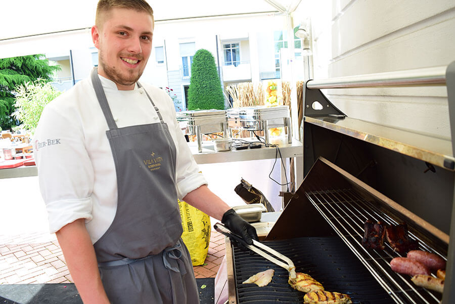 BBQ-Tischbüffet im Rosenpark Restaurant