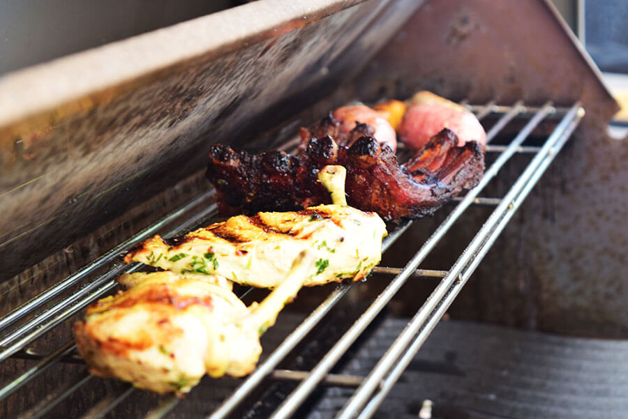 BBQ-Tischbüffet im Rosenpark Restaurant