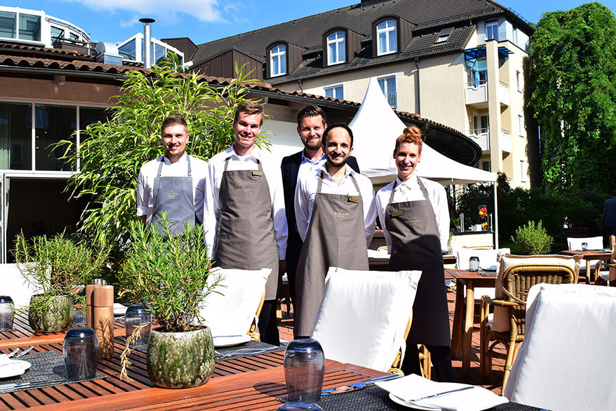 BBQ-Tischbüffet im Rosenpark Restaurant