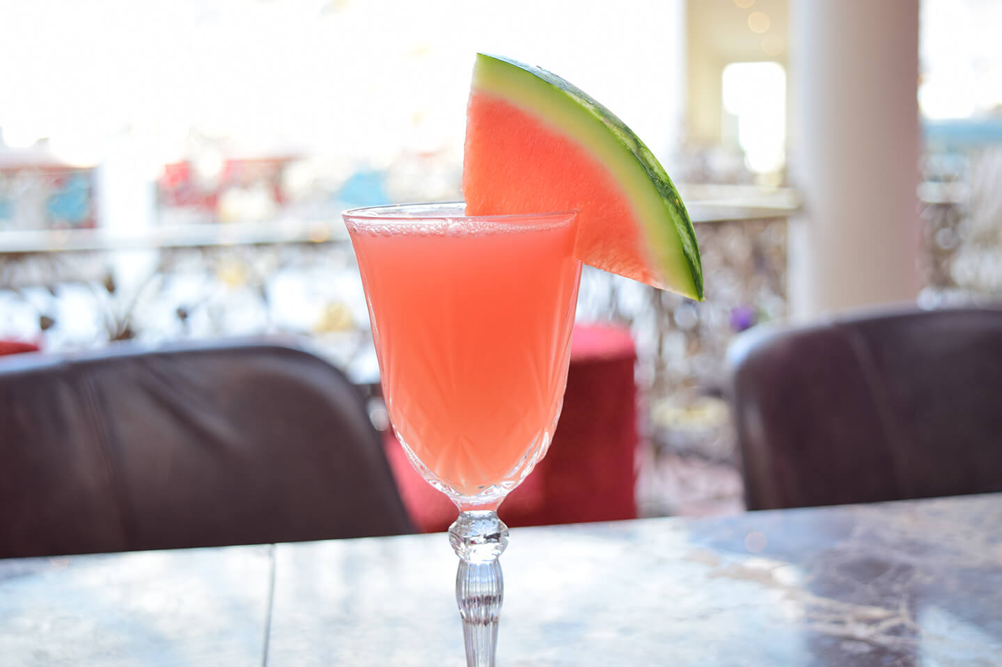 Sommer-Drink Watermelon Martini