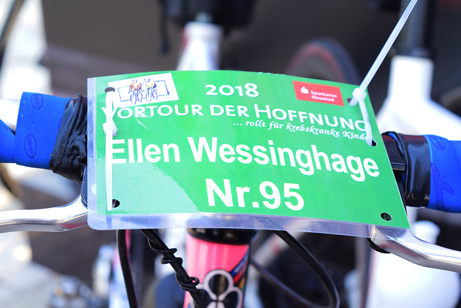 Start der Tour der Hoffnung 2018 am Hotel VILA VITA Rosenpark