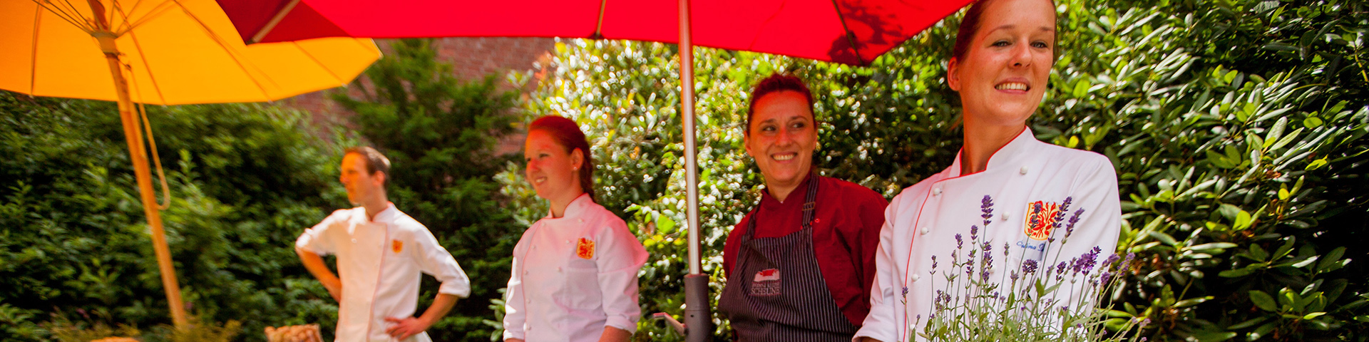 Das Team des Marburger Café Rosenpark auf der Landpartie Dagobertshausen 2016