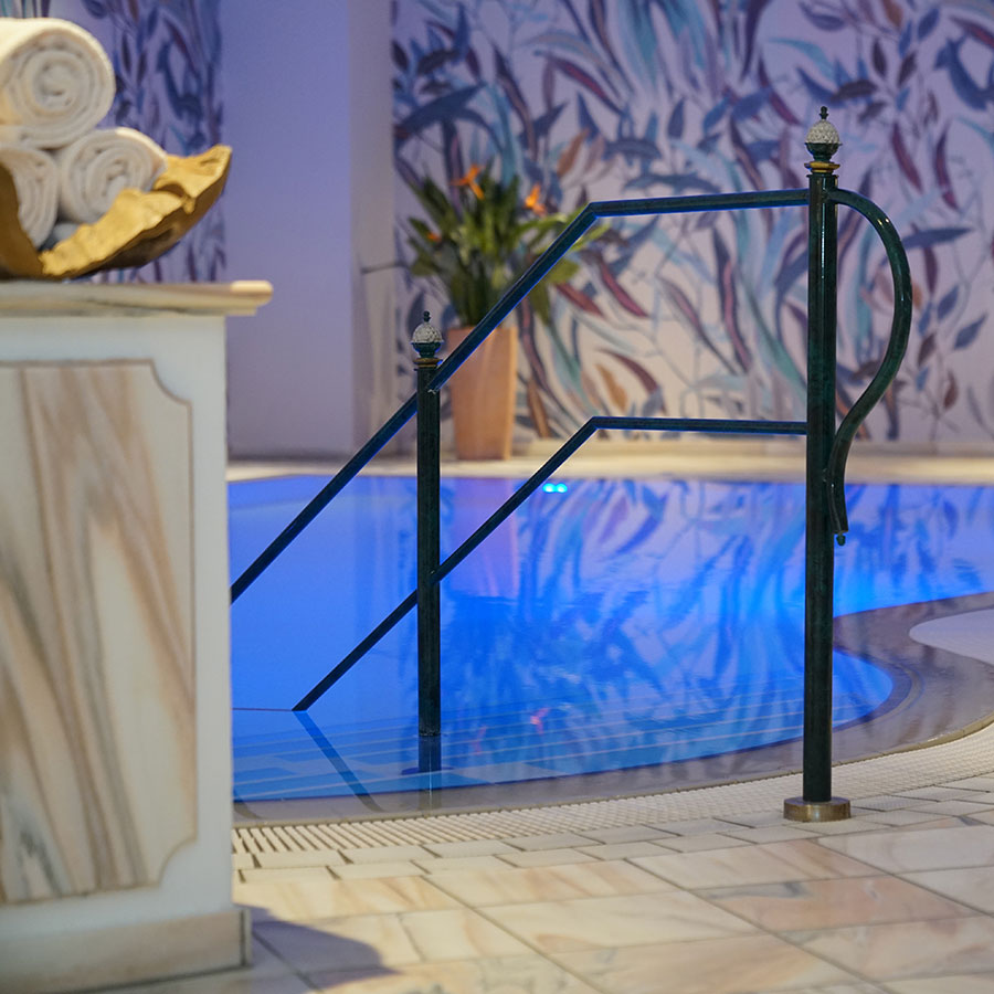 Wellnesslandschaft im VILA VITA Rosenpark Spa Wellnesslandschaft im VILA VITA Rosenpark Spa
