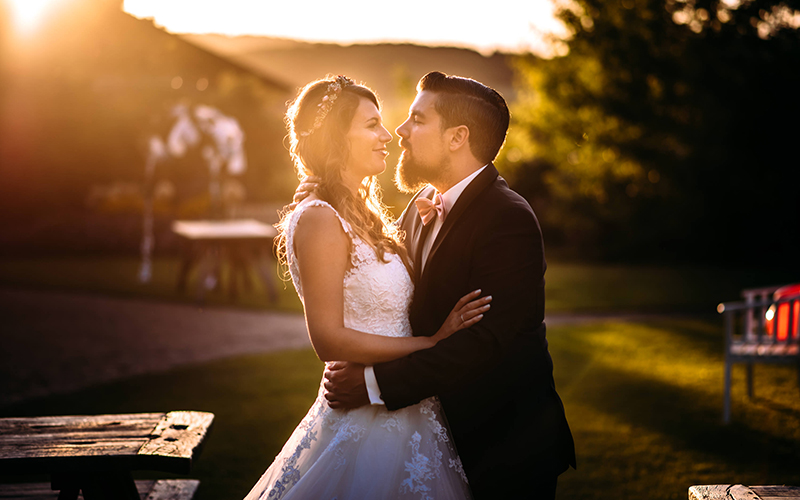 Traumhochzeit von Freya und Andre in der Eventscheune auf dem Hofgut Dagobertshausen