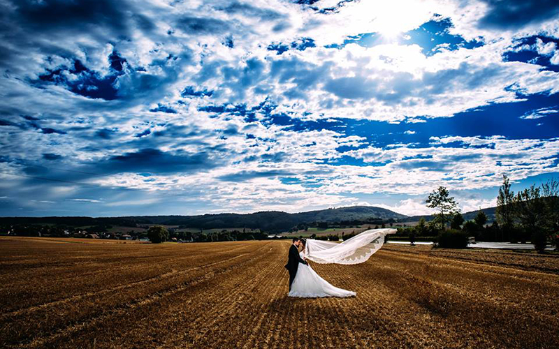 Traumhochzeit von Freya und Andre in der Eventscheune auf dem Hofgut Dagobertshausen