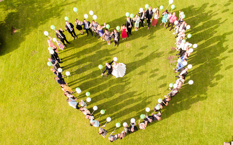 Traumhochzeit von Lisa und Stefan in der Eventscheune auf dem Hofgut Dagobertshausen